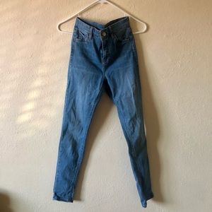 TOPSHOP HIRISE SKINNY JEANS
